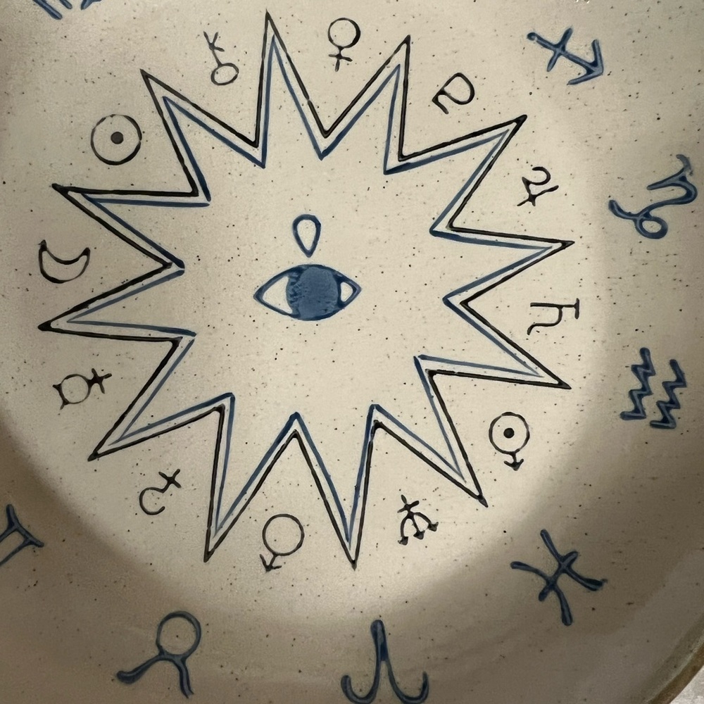 Celestial decorative plate - Picture 2 of 3